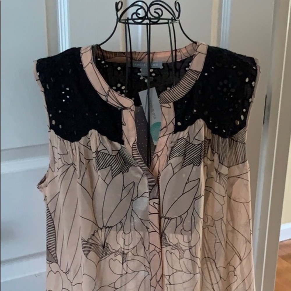 Daniel Rainn Kroes Eyelet Detail Top